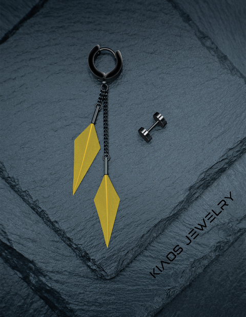 DARK CANARY EARRINGS