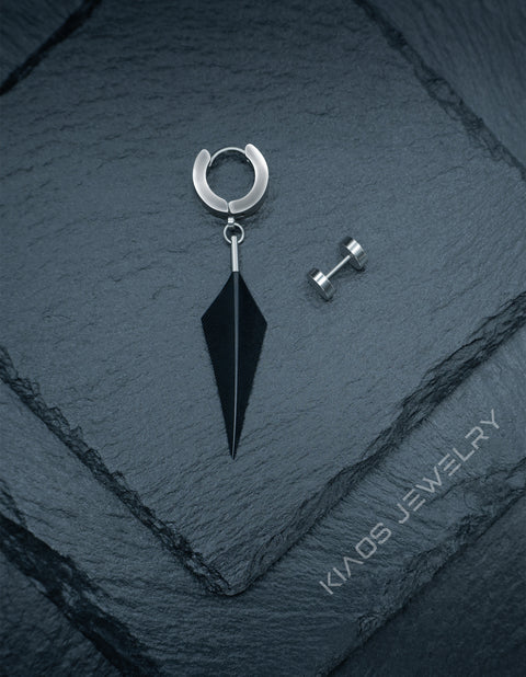 SILVER CROW EARRINGS