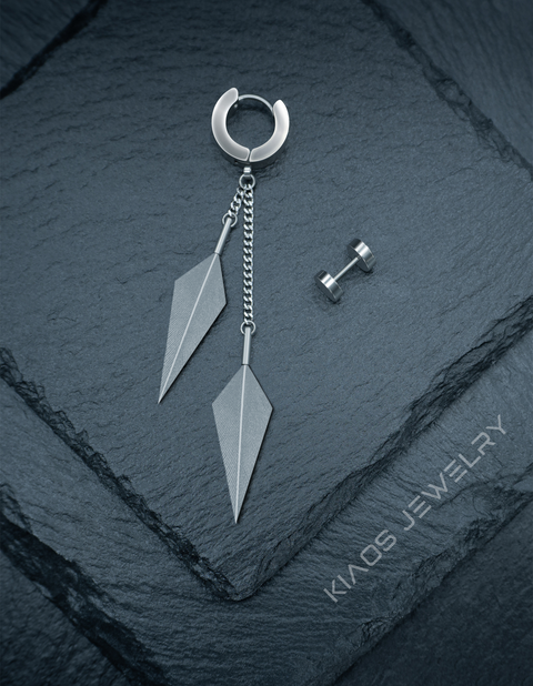 SILVER MOCKINGBIRD EARRINGS