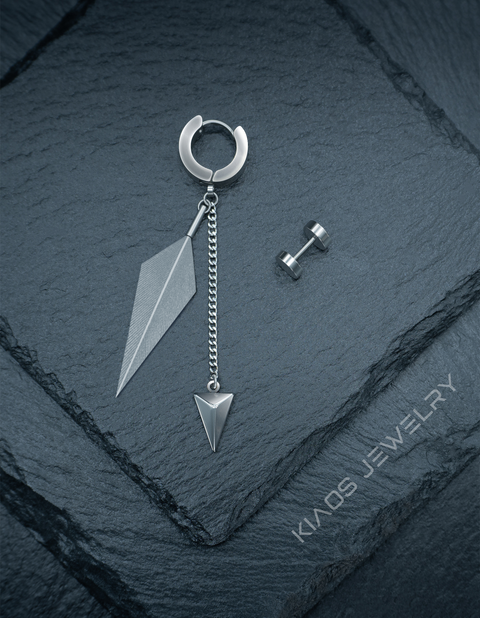 SILVER TITMOUSE EARRINGS